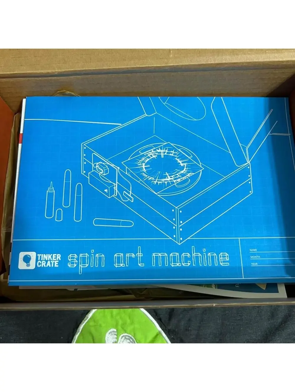 KiwiCo Tinker Crate Spin Art Machine STEM Kit NEW